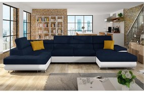 Colțar în formă de U Alphard Bis (S) (piele ecologică soft 017 + uttario velvet 2967 + uttario velvet 2959). 1051185