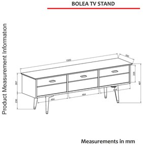 Masă TV/Dulap Boleo TV (Negru). 1108183