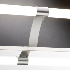 Brilagi TUBEO Iluminare LED pentru oglindă de baie, 8 W, 230 V, 60 cm, IP44, argintiu