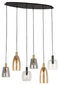 Lustra cu 6 pendule design modern Divine
