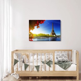 Tablou - toamna la Paris (90x60 cm)