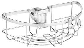 Raft pentru baie argintiu autoadeziv din oțel inoxidabil Floresta – Wenko