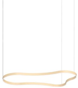 Lustră LED pe cablu Ideal Lux WAVES LED/54W/230V CRI 90 alamă