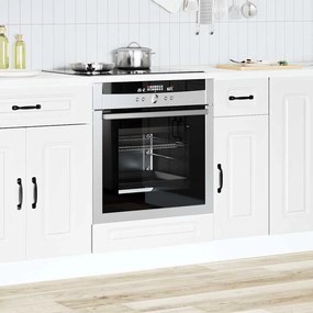 vidaXL Dulap pentru cuptor „Kalmar” din lemn prelucrat alb
