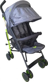 Carucior sport tip umbrela Baby Care™ PRO 803B , Spatar reglabil in 7 trepte, Pozitie somn, Amortizoare, Frana picior,Pliabil , Gri cu Imprimeu