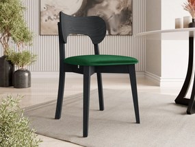 Scaun sufragerie KD 64 (Negru + smaragd) . 1103465