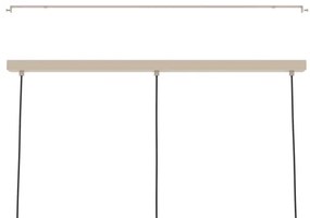 Lustră pe cablu Eglo 390147 OLTAMAR 3xE27/40W/230V crem