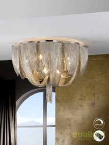 Lustra LED dimabila cu telecomanda design lux 68cm MINERVA SV-872469D