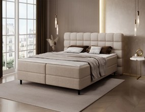 Pat continental, 140x200 cm, Camma, Eltap (Culoare: Alb / Royal 01)