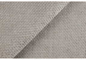 Fotoliu maro deschis cu tapițerie din chenille Freya – Ropez