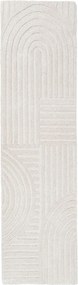 Covor tip traversă fildeș țesut manual din lână 60x230 cm Zen Garden – Flair Rugs