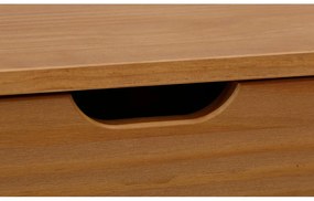 Comodă în culoare naturală joasă din lemn de pin 150x75 cm Post – Støraa