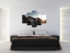 Tablou - Lanț de munți stâncos (150x105 cm)