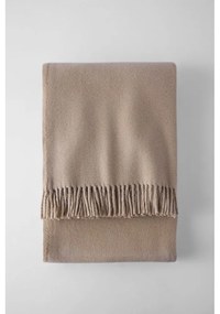 Pled din amestec de bumbac Euromant Basics, 140 x 180 cm, maro