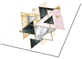 Plăci din PVC autoadezive Triunghiuri geometrice
