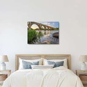 Tablou - Podul de cale ferată Richmond (70x50 cm)