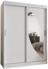 Dulap de haine 150 cm Milain (alb). 1126000