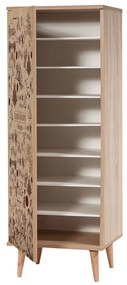 Mobilier pentru hol Feliz 731 (Stejar sonoma + Piatră). 1089414