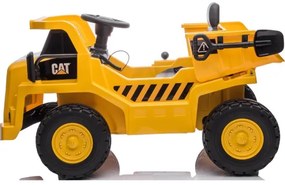 Mașinuță electrică încărcător CAT 60W/4500 mAh galben/negru