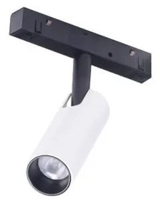 Set 3 metri sina magnetica monofazata cu iluminat inclus Alfa 52M3032WH alb, 3000K