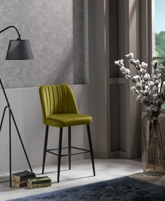 Set de scaune de bar Vento Green and Black, 4 buc., 4 buc