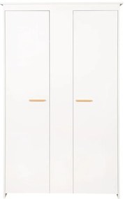 Șifonier de copii alb 119x190x52 cm Anton – Roba