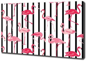 Imprimare tablou canvas Baruri flamingos