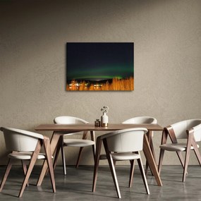 Tablou cu aurora borealis (70x50 cm)