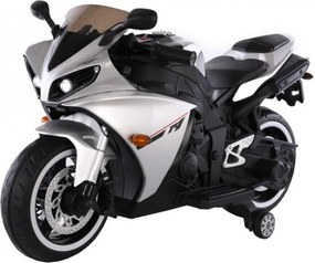 Motocicleta Electrica cu Acumulator Pentru Copii NOVOKIDS™ Aspen Premium Motor, 3-6 ani, max 30 kg, Cu Melodii si Lumini Frontale, MP3 , Roti