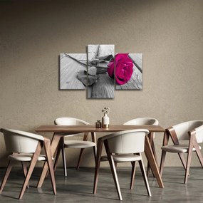 Tablou - Trandafir roz (90x60 cm)