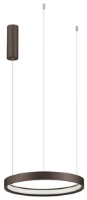 Lustra LED circulara PERRINE 40cm, maro