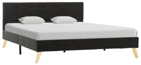 Cadru de pat, gri inchis, 140 x 200 cm, material textil Morke gra, 140 x 200 cm