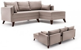 Coltar Extensibil Bella Corner Sofa Right 2, Crem