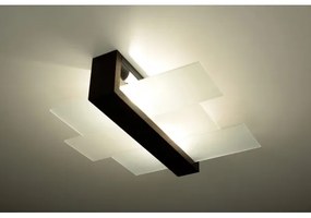 Plafonieră FENIKS 2 2xE27/60W/230V wenge