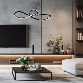 Lustră LED pe cablu MARCO LED/42W/230V negru