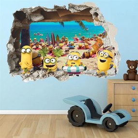 Autocolant de perete "Minions 2" 70x50 cm