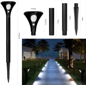 Lampă LED solară cu senzor Immax 08502L LED/1W/3,7V 6000K IP65