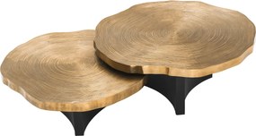 Set 2 masute de cafea design LUX Thousand Oaks alama 113295 HZ