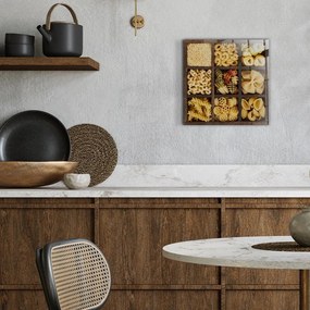 Tablou din sticlă 30x30 cm Pasta Box – Styler