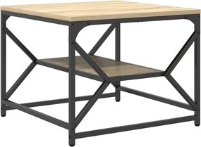 vidaXL Masă de cafea Stejar Sonoma 51 x 50 x 40 cm