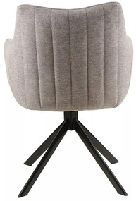 Scaun rotativ Azalia gri/negru Brego07