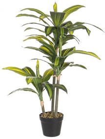 Planta artificiala decorativa cu ghiveci, 88 cm, Dracaena Bizzotto