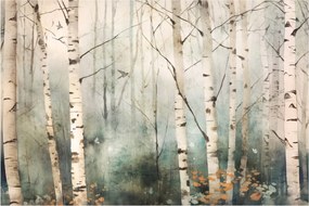 Tablou - Desenarea unui model de pădure (90x60 cm)