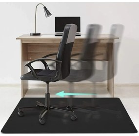 Covoraș pentru protecție pardoseli, 100x140 cm, NEGRU