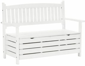 Bancă de grădină, albă, 123,5 cm, DILKA