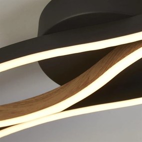 Lustra LED aplicata design modern Bloom Swirl
