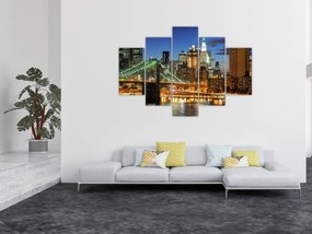 Tablou - Pod cu New York (150x105 cm)