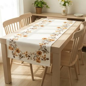 Covor de podea Flori de toamnă, 40 x 140 cm