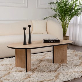 Masă de cafea Sable Sapphire Oak Black