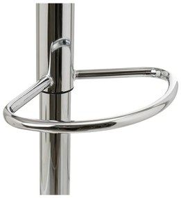 Set de scaune de bar alb cu înălțime ajustabilă 2 buc. tapițat (înălțime șezut 63 cm) – Casa Selección